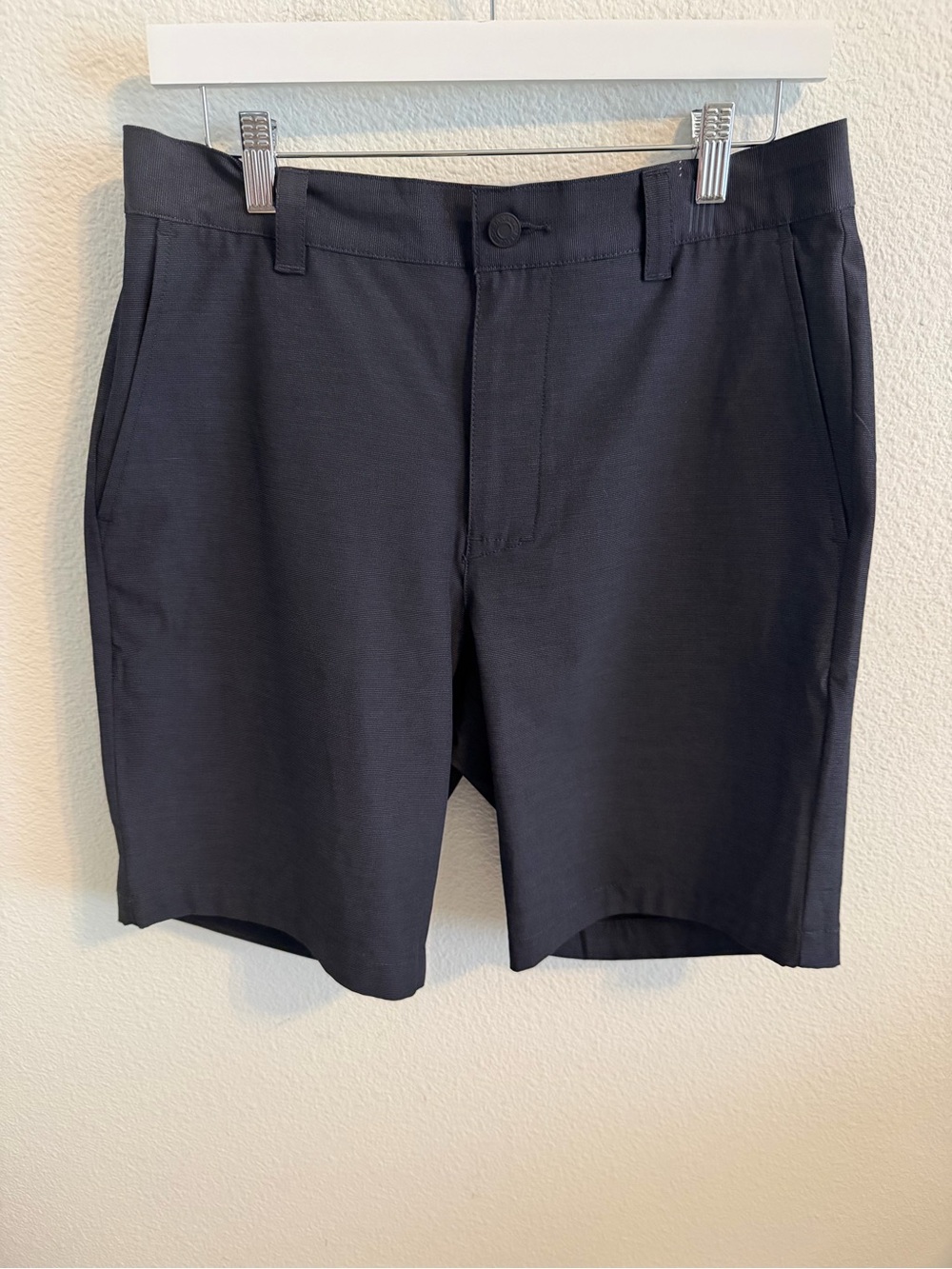 Banana Republic Black Flat Front Men's Shorts